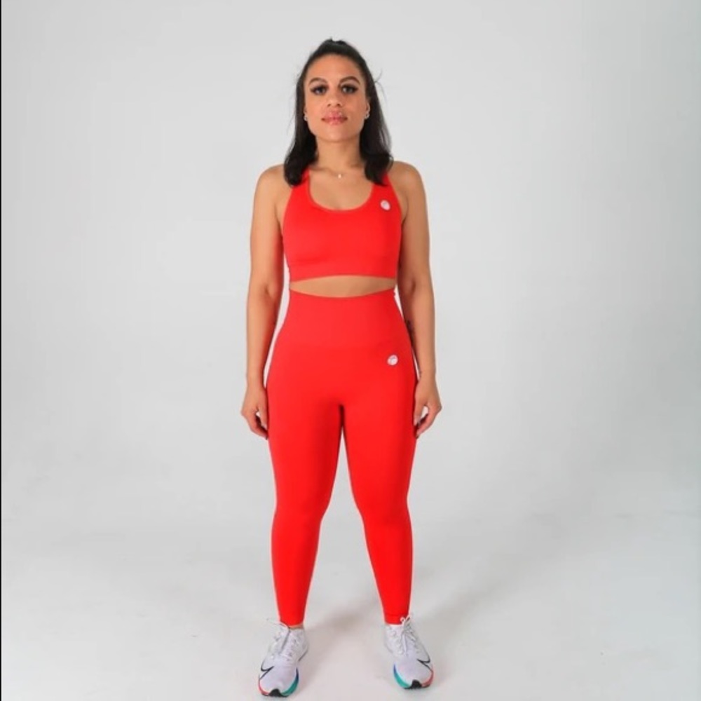 Peach Bum 🍑 Red Workout Set